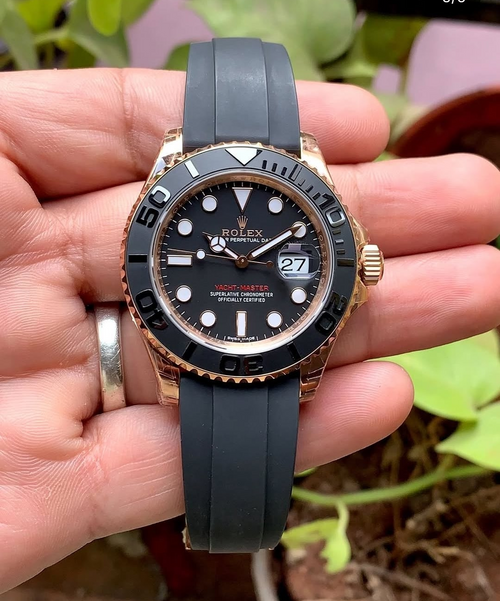 Rolex Cosmograph Daytona Black Analog Quartz Men's Watch