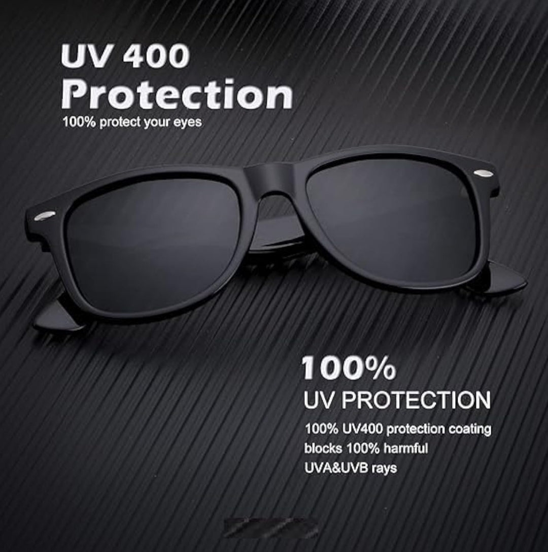 Unisex Uv protection polarized wayfarer sunglasses for summer men & women (Buy 1 Get 1 Free)